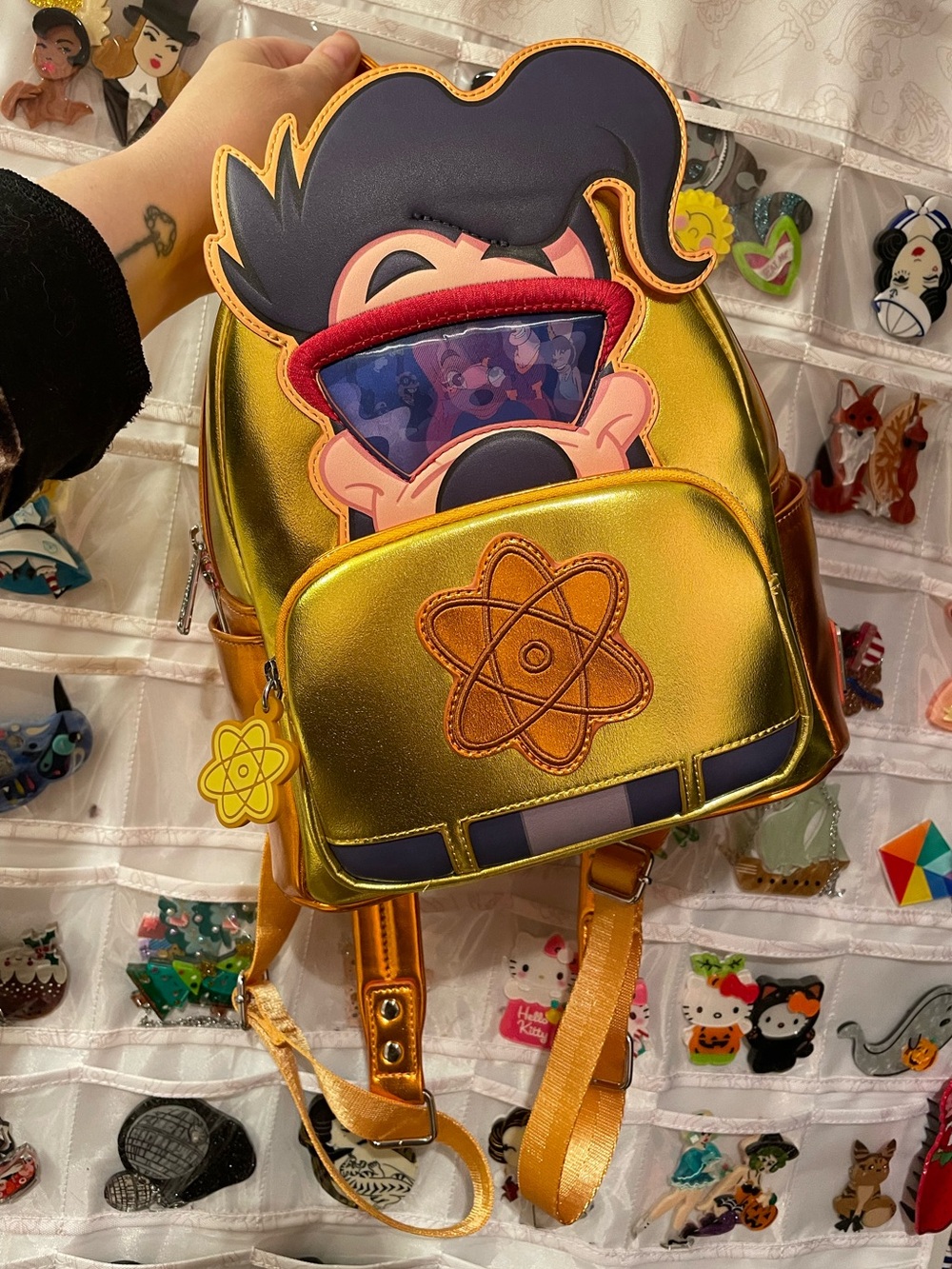 NWOT Loungefly Disney_ A Goofy Movie Max Powerline Mini Backpack - Picture 4 of 11